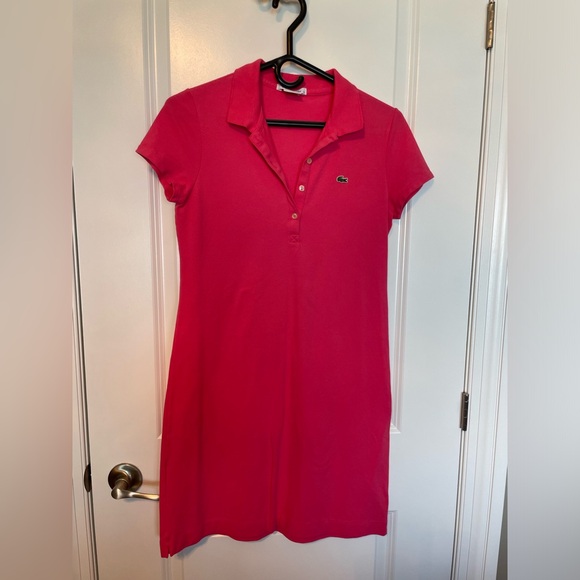 Lacoste pique polo dress size 6 - Picture 7 of 8